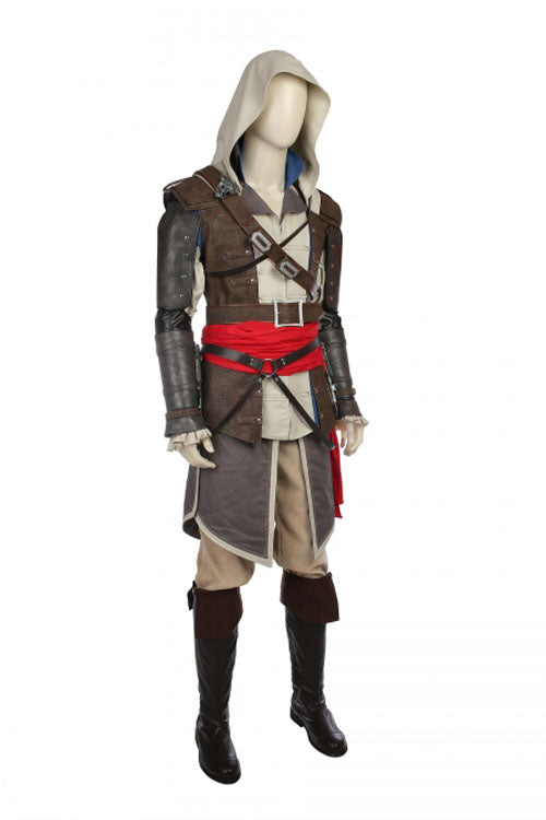 Assassin's Creed IV Game Black Flag Edward James Kenway Halloween Cosplay Costume Full Set