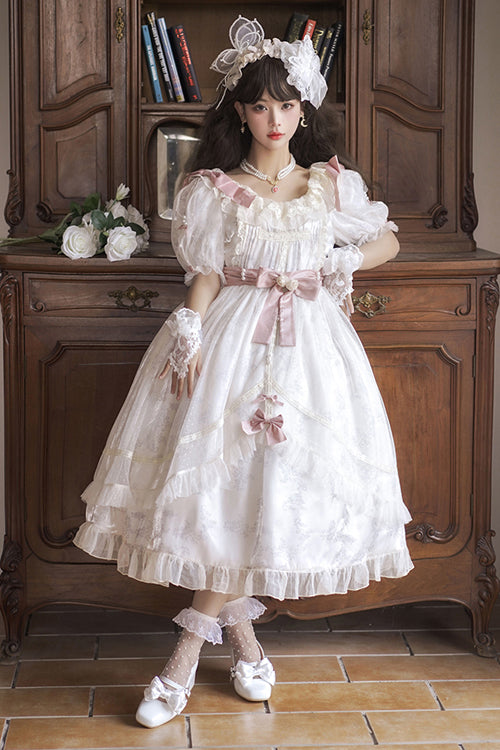Snowman House Sweet Lolita Style Dress OP (DJ03)