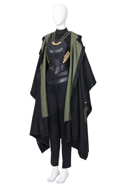 TV Drama Loki Female Loki Sylvie Lushton Halloween Upgraded Version Cloak Cosplay Costume Full Set