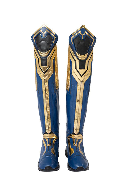 Thor Love And Thunder Thor Odinson Battle Suit Blue Version Halloween Cosplay Costume Accessories Boots