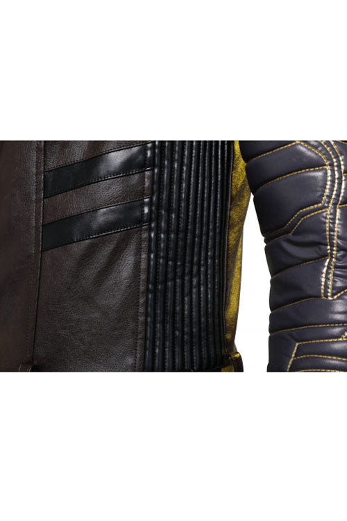 The Falcon And The Winter Soldier Winter Soldier Bucky Barnes Brown Jacket Set Halloween Cosplay Costume Full Set