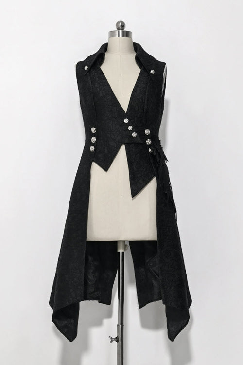 Black Princess Chronicles Burn To Ash Female Gothic Ouji Lolita Long Vest
