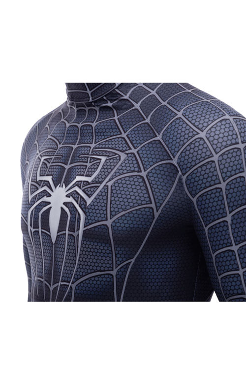 Spider-Man 3 Venom Black Spider-Man Battle Suit Halloween Cosplay Costume Full Set