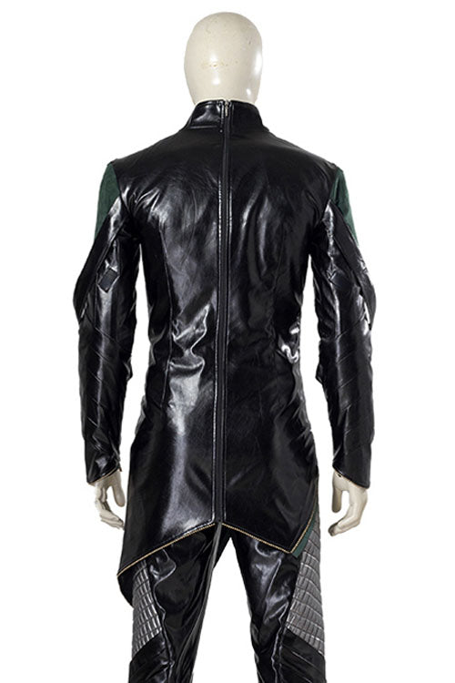 Loki Armor Season 1 Suit Halloween Cosplay Costume Black Top