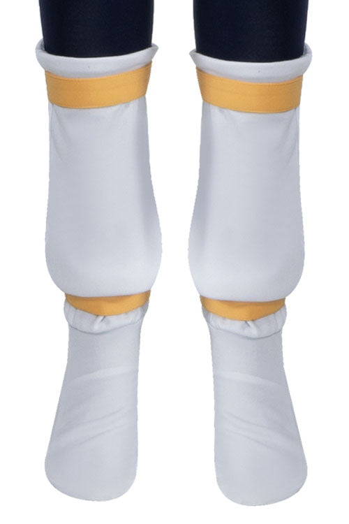 Game Pokemon Legends Arceus Akari Halloween Cosplay Costume Accessories White/Yellow Leg Covers And Leg Wrappings