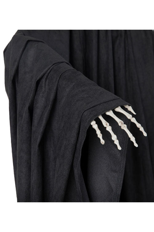 Harry Potter Dementor Halloween Black Cloak Cosplay Costume Accessories Props White Skeleton Hands