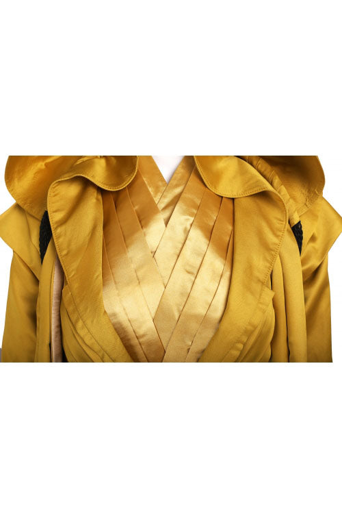 Doctor Strange Ancient One Yellow Hooded Cloak Halloween Cosplay Costume Full Set