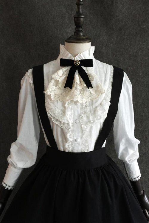 Black Devil Gothic Lolita Suspender Skirt
