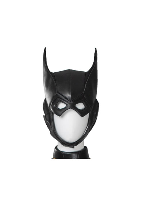 Game Batman Arkham Knight Batgirl Halloween Cosplay Costume Black Headgear