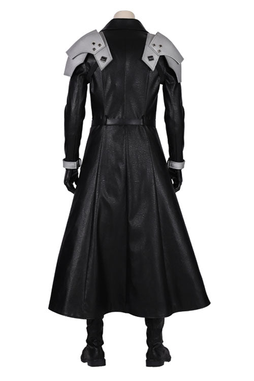 Final Fantasy VII Remake Sephiroth Black Windbreaker Suit Halloween Cosplay Costume Full Set