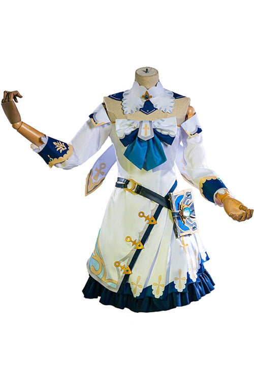 Genshin Impact Barbara Gunnhildr Blue/White Game Halloween Cosplay Costume Full Set