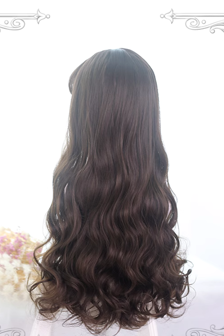 Brown Sylvia Long Curly Classic Lolita Wigs