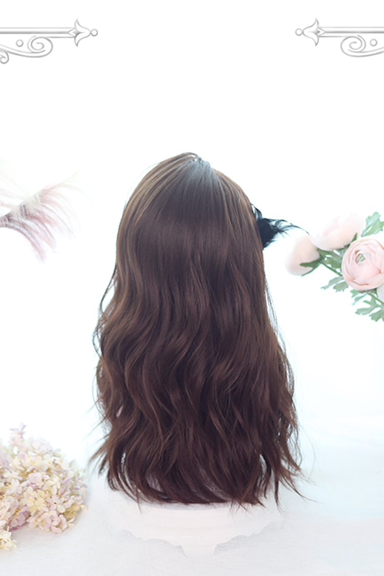 Brown Big Wavy Long Curly Hair Classic Lolita Wigs