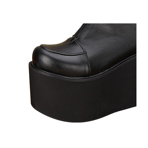 Black Platform Short Classic Lolita Boots