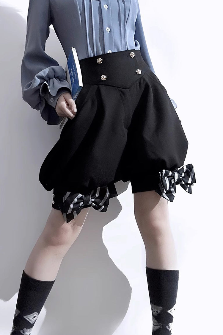 Black Narrative Maxim Ouji Fashion Gothic Lolita Shorts