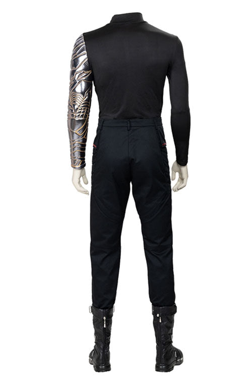 The Falcon And The Winter Soldier Bucky Barnes Winter Soldier Halloween Cosplay Costume Full Set