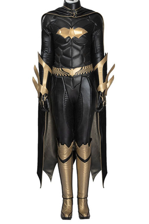 Game Batman Arkham Knight Batgirl Halloween Cosplay Costume Black Bodysuit
