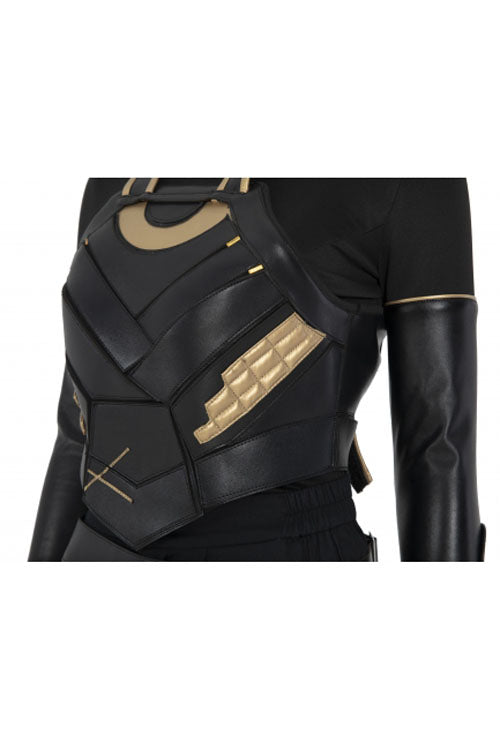 TV Drama Loki Female Loki Sylvie Lushton Halloween Cosplay Costume Black Vest Armor