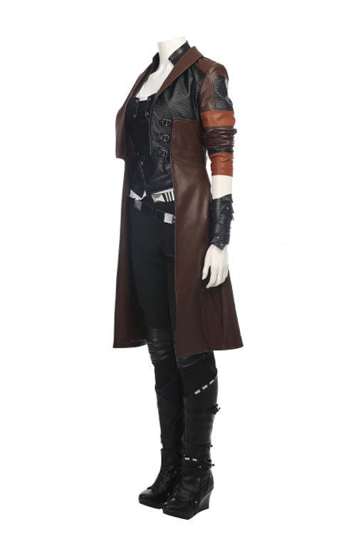 Guardians Of The Galaxy Vol 2 Gamora Halloween Battle Suit Cosplay Costume Full Set