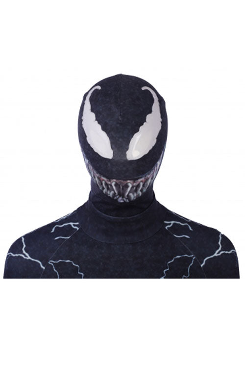Venom Black Bodysuit Halloween Cosplay Costume Full Set