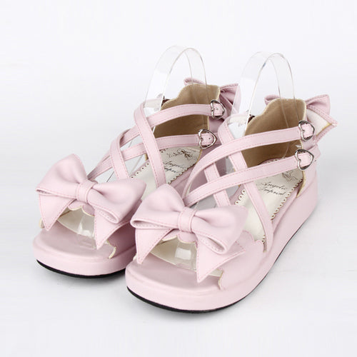 Bowknot Cute Mid heel Sweet Lolita Sandals