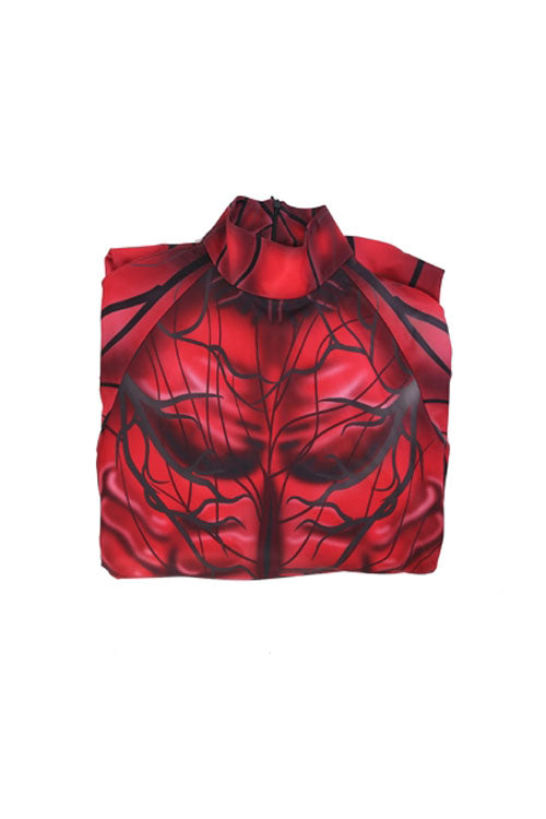 Venom Let There Be Carnage Carnage Cletus Kasady Halloween Cosplay Costume Red Bodysuit