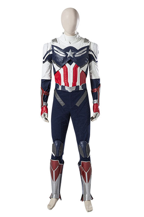 The Falcon And The Winter Soldier Captain America Falcon Sam Wilson Multi-Color Upgrade Version Halloween Cosplay Costume Full Set
