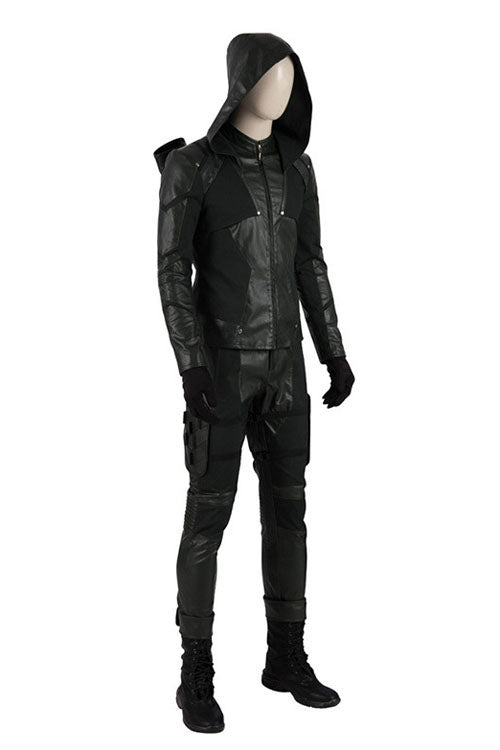 Green Arrow Season 8 Oliver Queen Cosplay Costume Full Set
