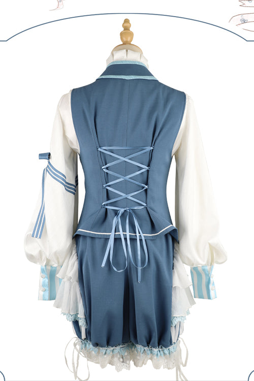 Alice Detective Retro Genuine Blue Ouji Lolita Vest