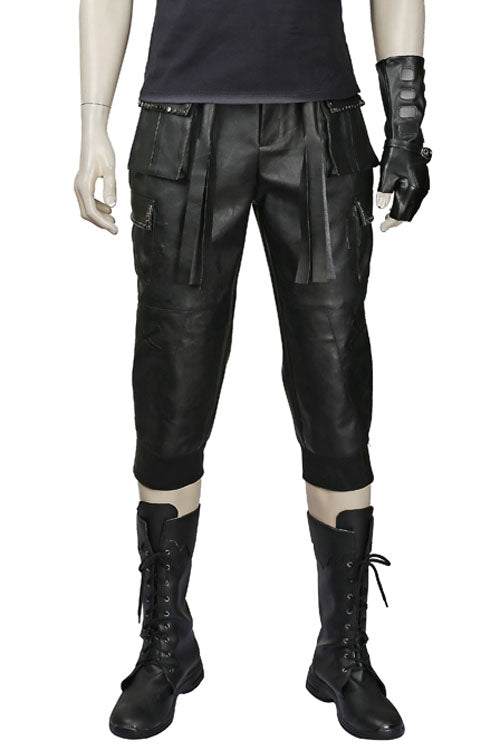 Final Fantasy XV Noctis Lucis Caelum Halloween Cosplay Costume Black Trousers
