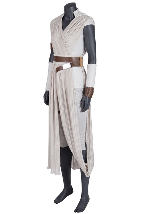 Star Wars The Rise Of Skywalker Rey Skywalker Gray Halloween Cosplay Costume Full Set