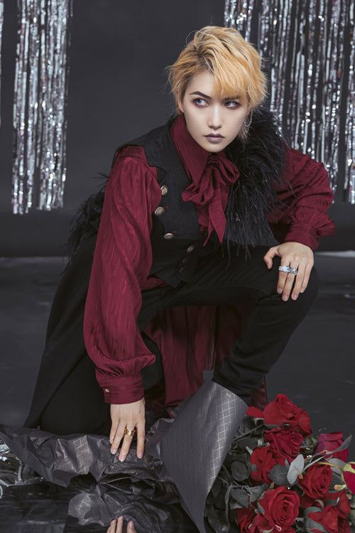 Black Immortal Thorn A Light In The Dark Ouji Lolita Vest