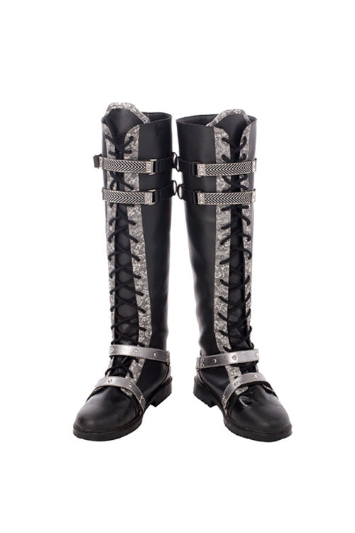 CG Movie Kingsglaive Final Fantasy XV Nyx Ulric Halloween Cosplay Costume Black Boots