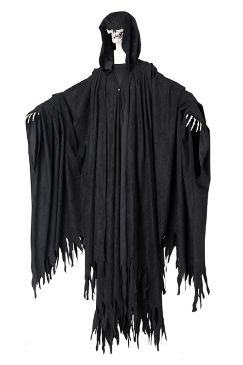 Harry Potter Dementor Halloween Black Cloak Cosplay Costume Black Outer Clothing