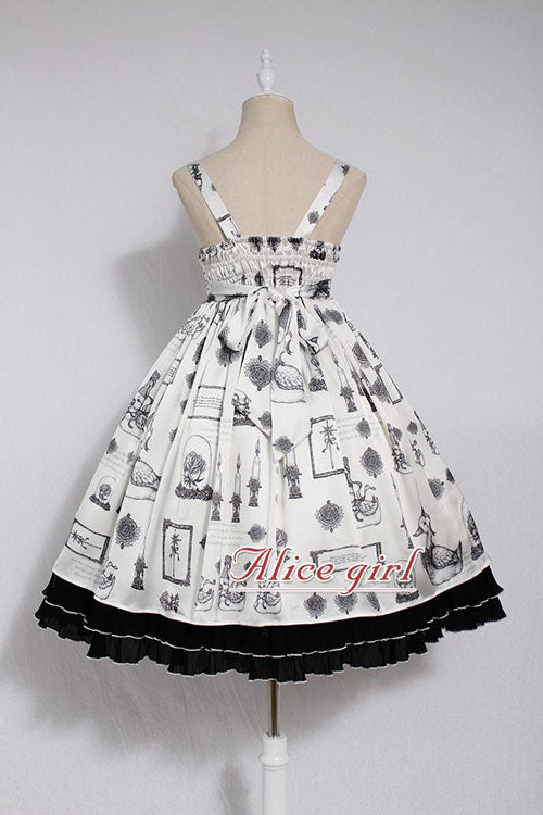 Christian Pious Duck Print Sleeveless Bowknot Sweet Lolita JSK Dress