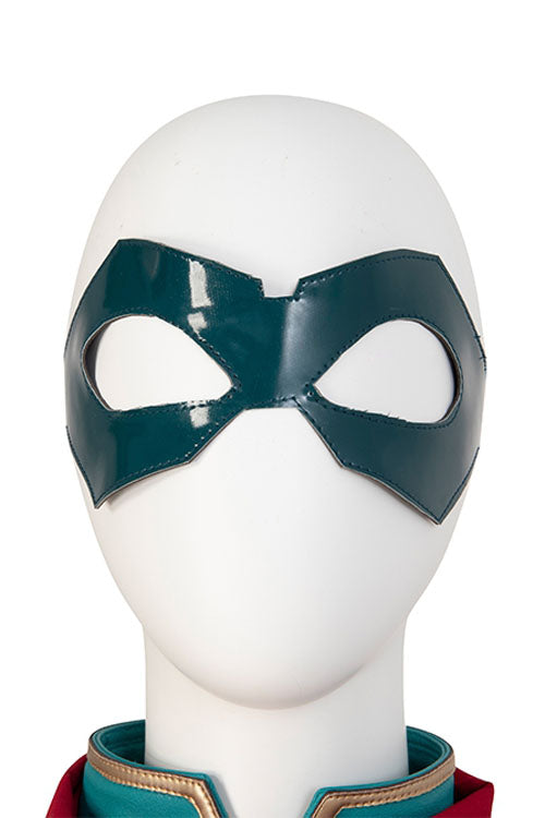 TV Drama Ms. Marvel Kamala Khan Halloween Cosplay Costume Accessories Blue Eye Mask