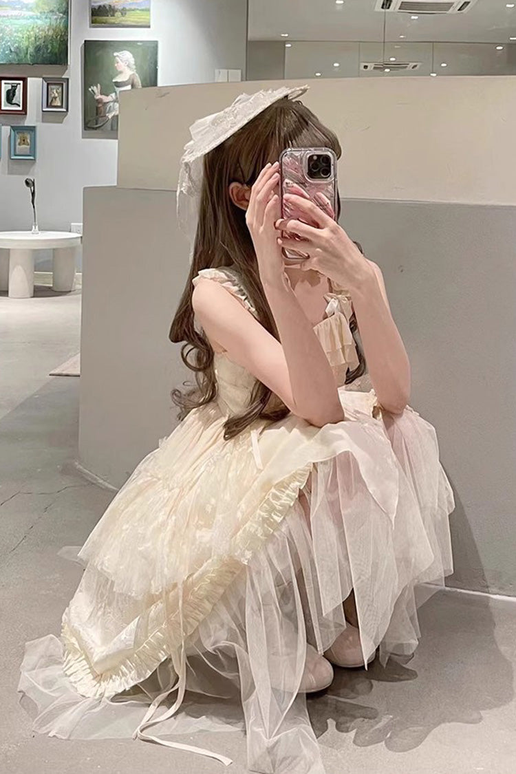 Apricot Rose Luna and Dawn Sweet Lolita Jsk Dress