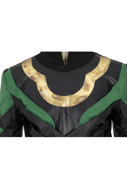 TV Drama Loki Armor Battle Suit Upgrade Version Halloween Cosplay Costume Full Set
