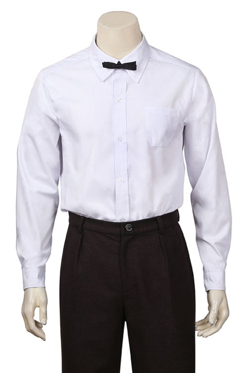 Fantastic Beasts And Where To Find Them Newt Scamander Halloween Cosplay Costume White Shirt And Bow Tie