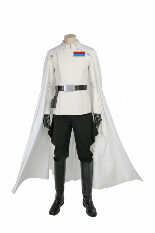 Rogue One A Star Wars Story Orson Krennic White Uniform Halloween Cosplay Costume Full Set
