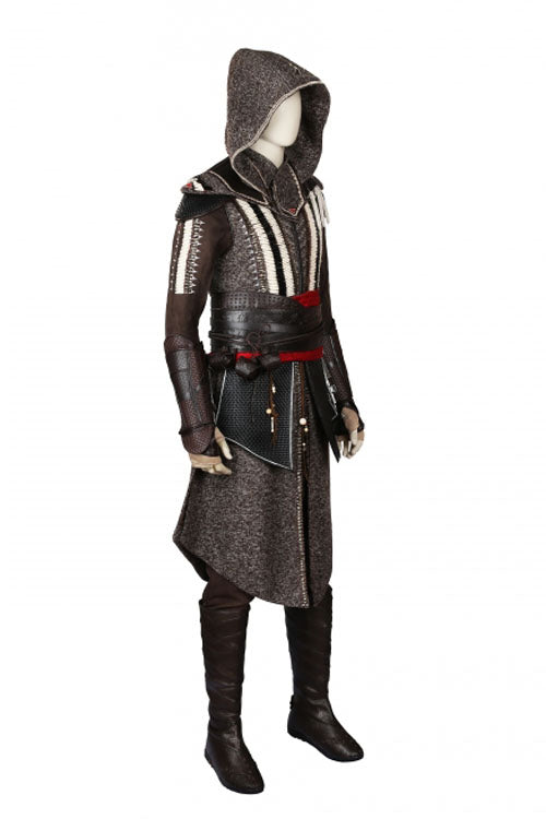 Assassin's Creed Aguilar Halloween Cosplay Costume Grey Long Vest