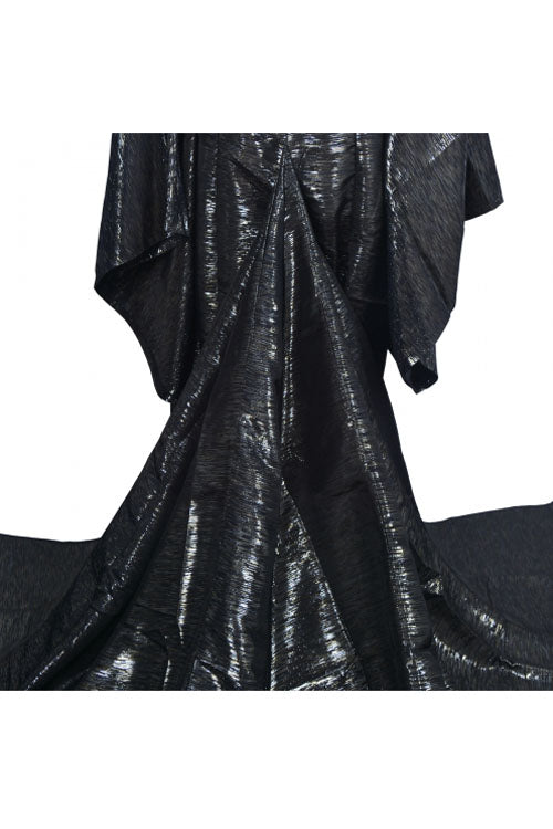 Maleficent Black Long Dress Halloween Cosplay Stage Performance Costume