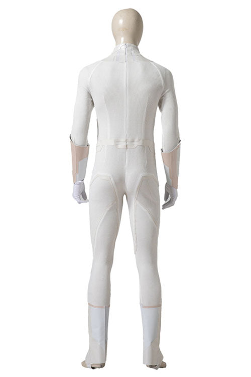 Wanda Vision White Vision Halloween Cosplay Costume White Bodysuit Full Set