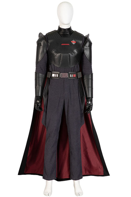 TV Drama Obi-Wan Kenobi The Grand Inquisitor Black Halloween Cosplay Costume Full Set