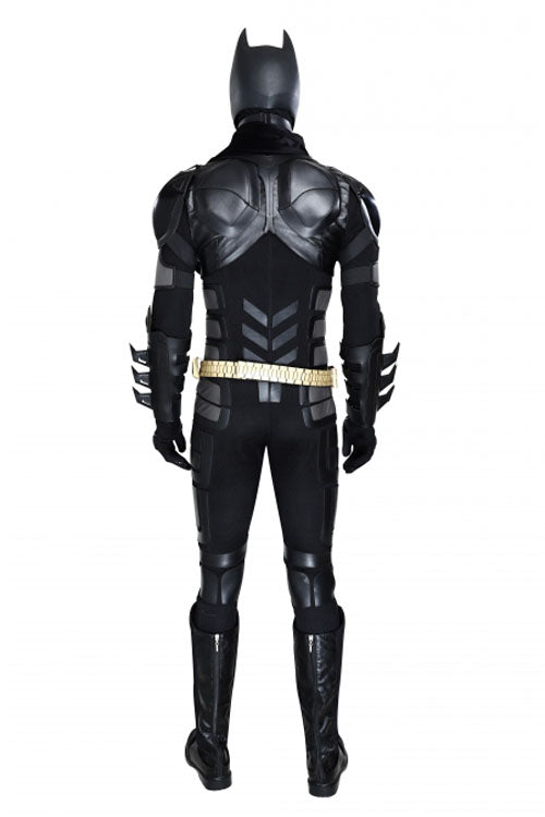 Black Batman The Dark Knight Batman Bruce Wayne Halloween Cosplay Costume Full Set