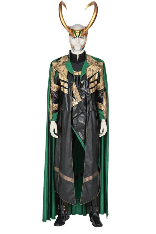 TV Drama Loki Armor Battle Suit Upgrade Version Halloween Cosplay Costume Full Set