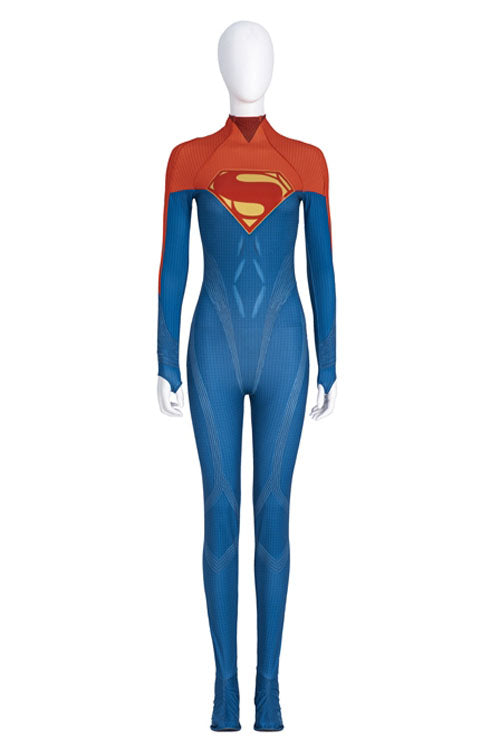 The Flash Movie Flashpoint Supergirl Battle Suit Halloween Bodysuit Cosplay Costume