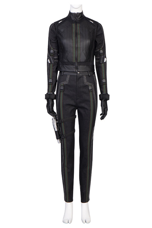 Hawkeye Season 1 Generation Black Widow Yelena Belova Halloween Cosplay Costume Black Battle Suit Set