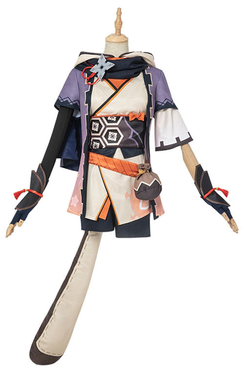 Genshin Impact Sayu Multi-Color Game Halloween Cosplay Costume Full Set
