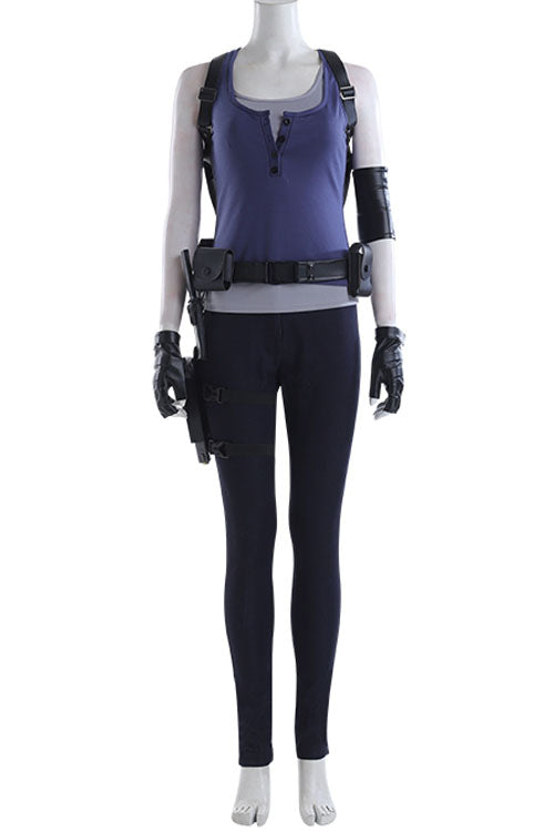 Resident Evil 3 Remake Biohazard RE 3 Jill Valentine Halloween Cosplay Costume Denim Trousers